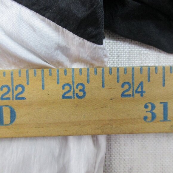 Abercrombie & Fitch Windbreaker Jacket Women XL White Black Casual Hooded Zip-Up - Picture 9 of 9